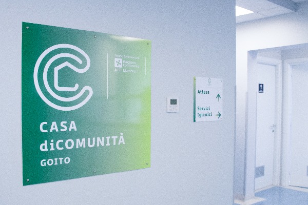 Lavori alla casa di comunità di Goito, parcheggi interni non accessibili