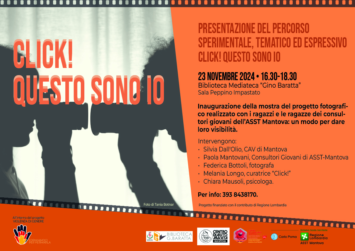 CLICK! QUESTO SONO IO - PRESENTAZIONE PROGETTO E INAUGURAZIONE MOSTRA