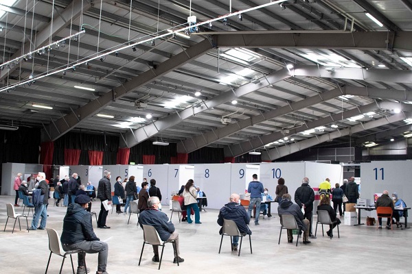 Chiusura centro vaccinale Grana Padano Arena