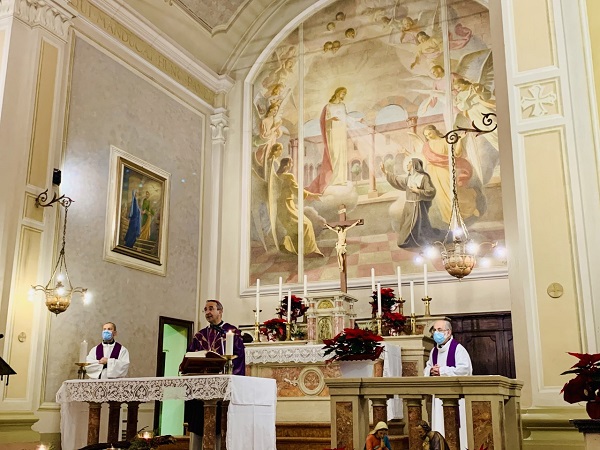 Al Poma gli auguri del Vescovo
