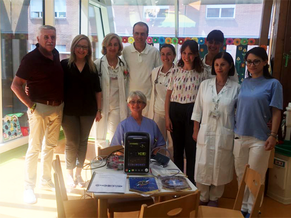 Il Club Lions Mantova dona un monitor multiparametrico alla Pediatria