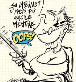 disegno a fumetti di una papera antropomorfa
