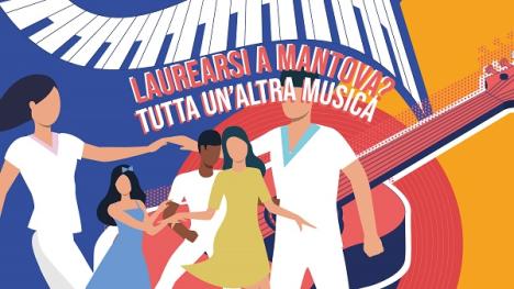 Banner open day Corsi di Laurea - Laurearsi a Mantova? Tutta un'altra musica.