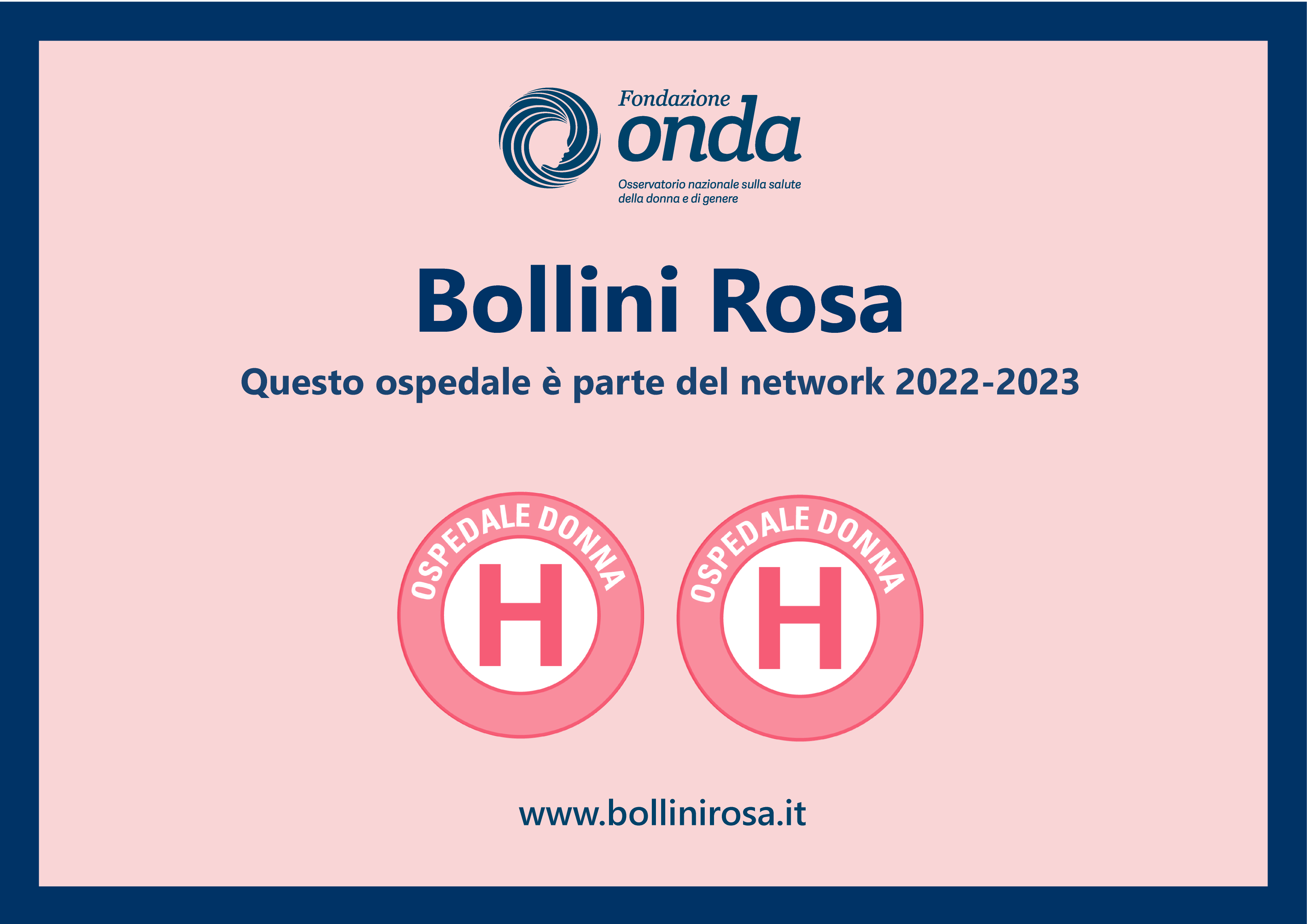 TARGA BOLLINO ROSA