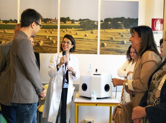 Un momento dell'open day